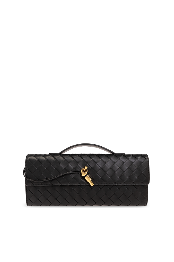 Bottega veneta black clutch online